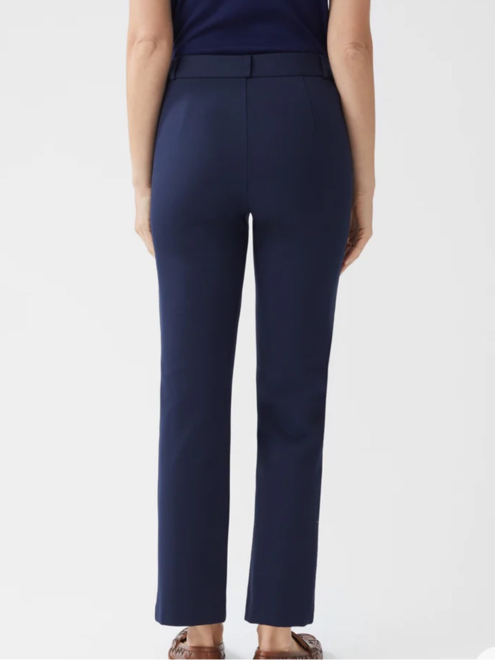 J.Mclaughlin Women’s Deanne Pants In Winter Navy Blue Size 10 - Picture 7 of 14